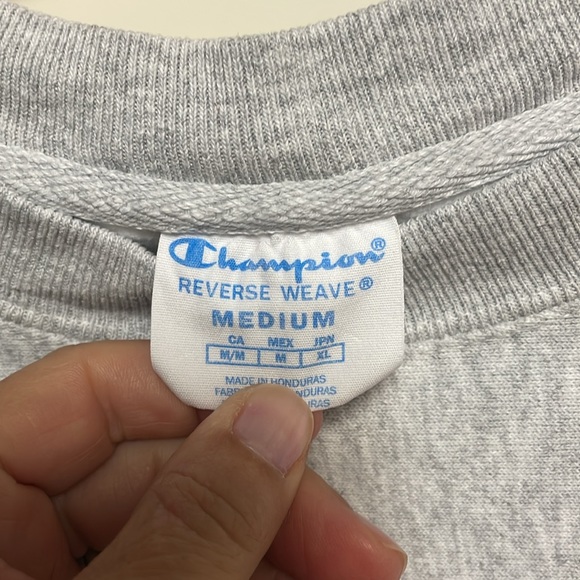 Champion Gray Sweatshirt with Orange Tennessee Logo - Picture 3 of 8